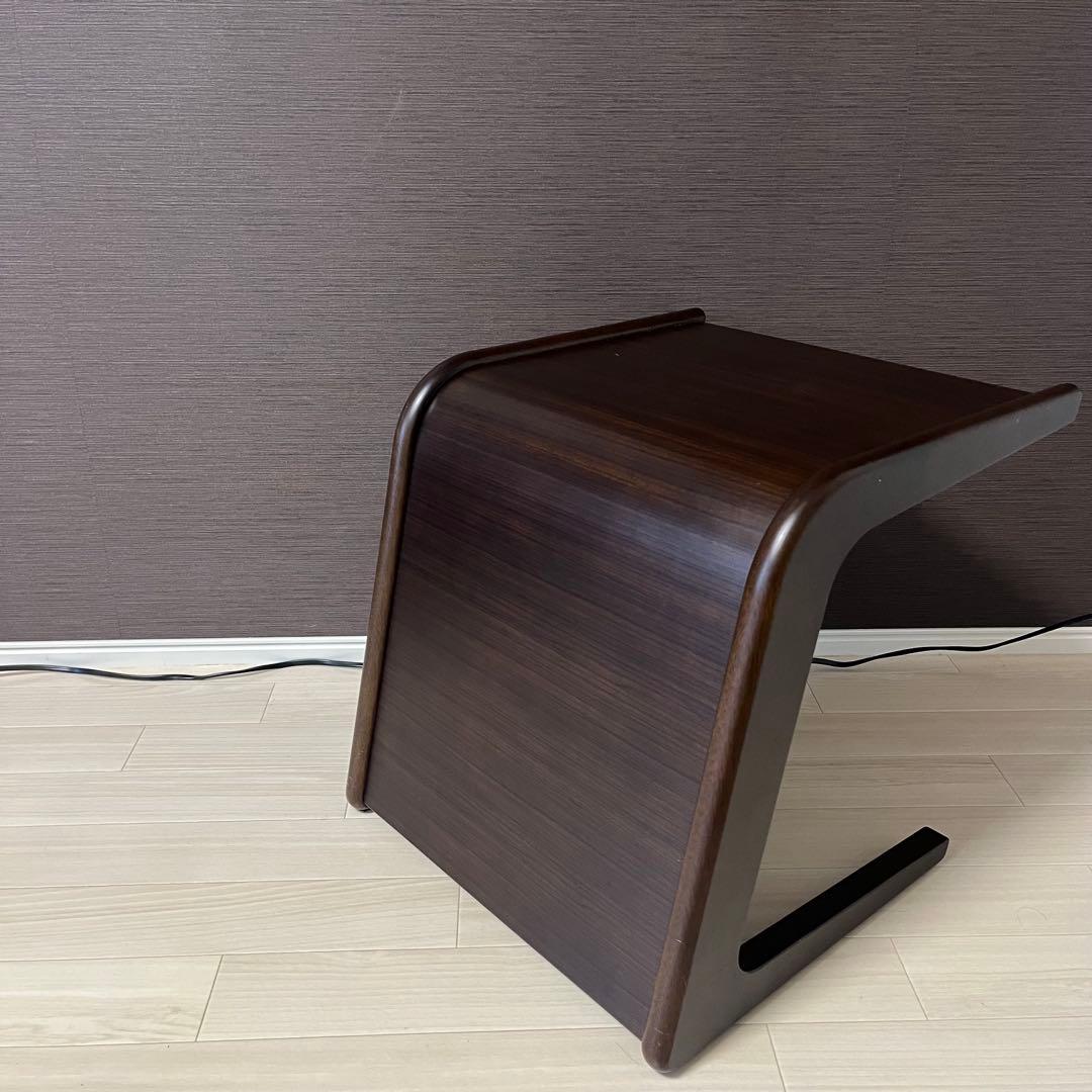 廃盤 希少 朝日木工 AT-310 サイドテーブル 日田家具 コの字型