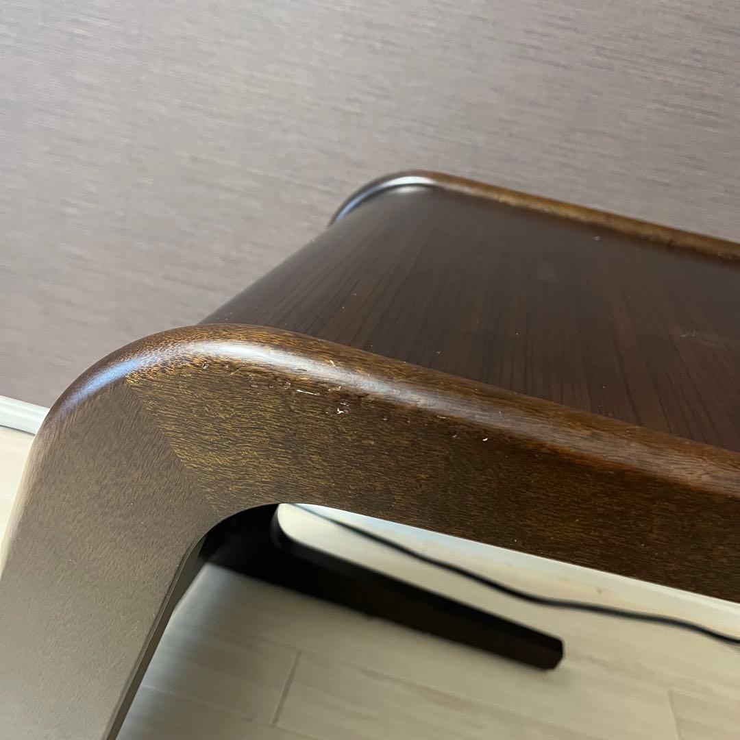 廃盤 希少 朝日木工 AT-310 サイドテーブル 日田家具 コの字型