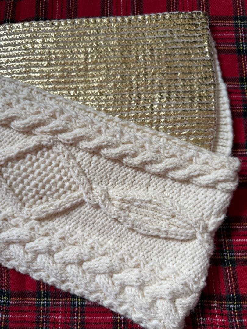 YUKI FUJISAWAマフラー 箔