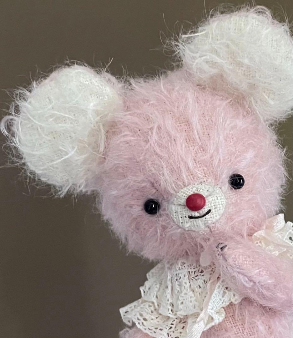 かわいい仔鼠ちゃん アーティストベア ぬいぐるみ 海外作家様 ハンドメイド