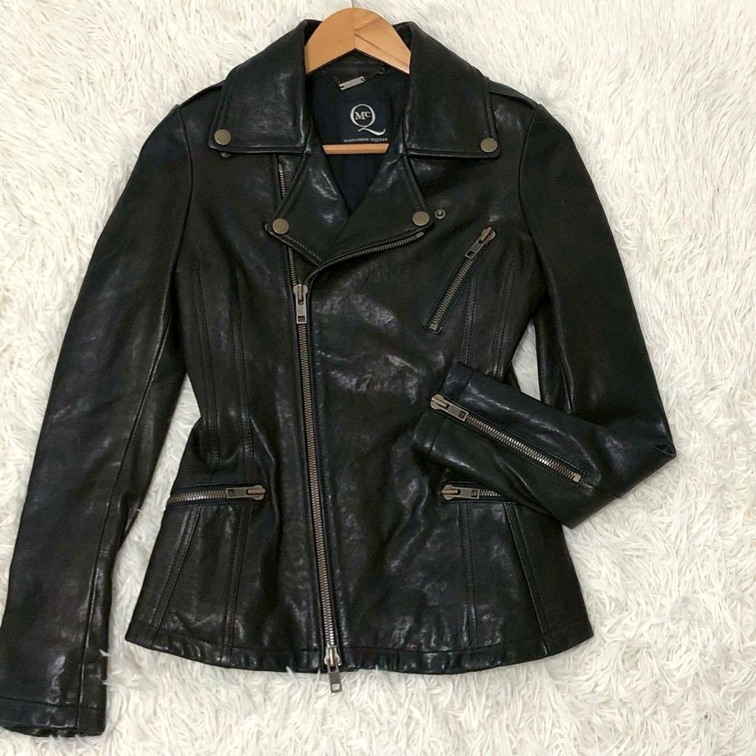最高級◎良品◎Alexander McQueen レザージャケット ライダース