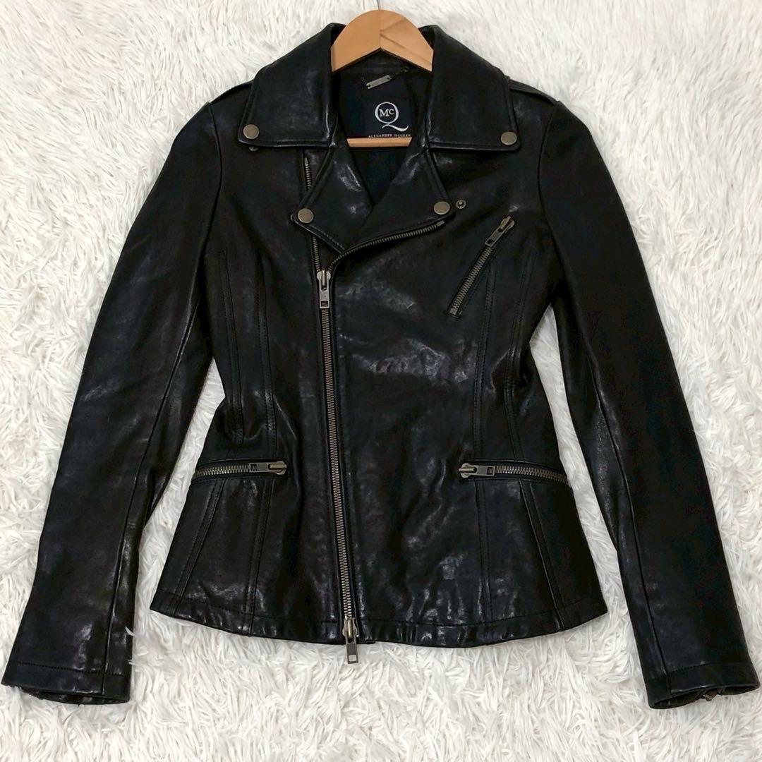最高級◎良品◎Alexander McQueen レザージャケット ライダース