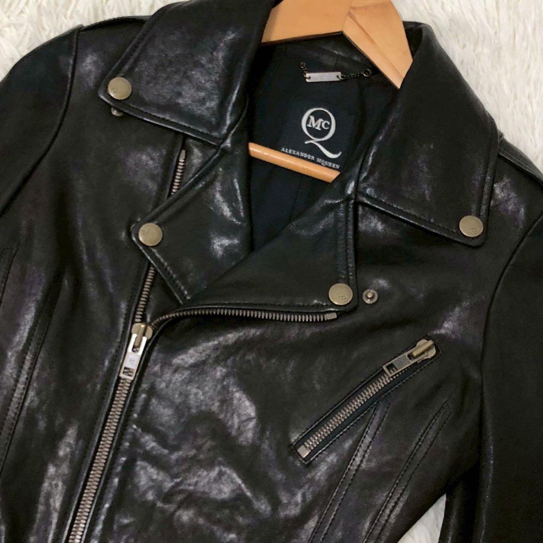 最高級◎良品◎Alexander McQueen レザージャケット ライダース