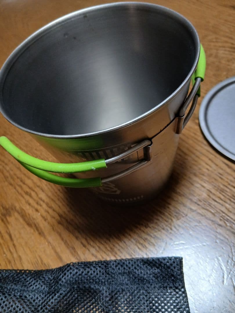 ラスト割引となります。 山の日限定カップヌードル型チタンクッカー 800ml