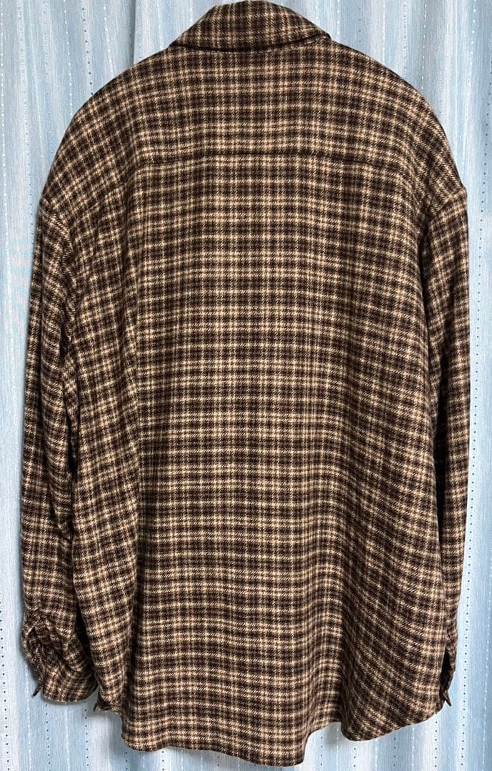 トップス evan kinori Big Shirt Irish Wool Flannel