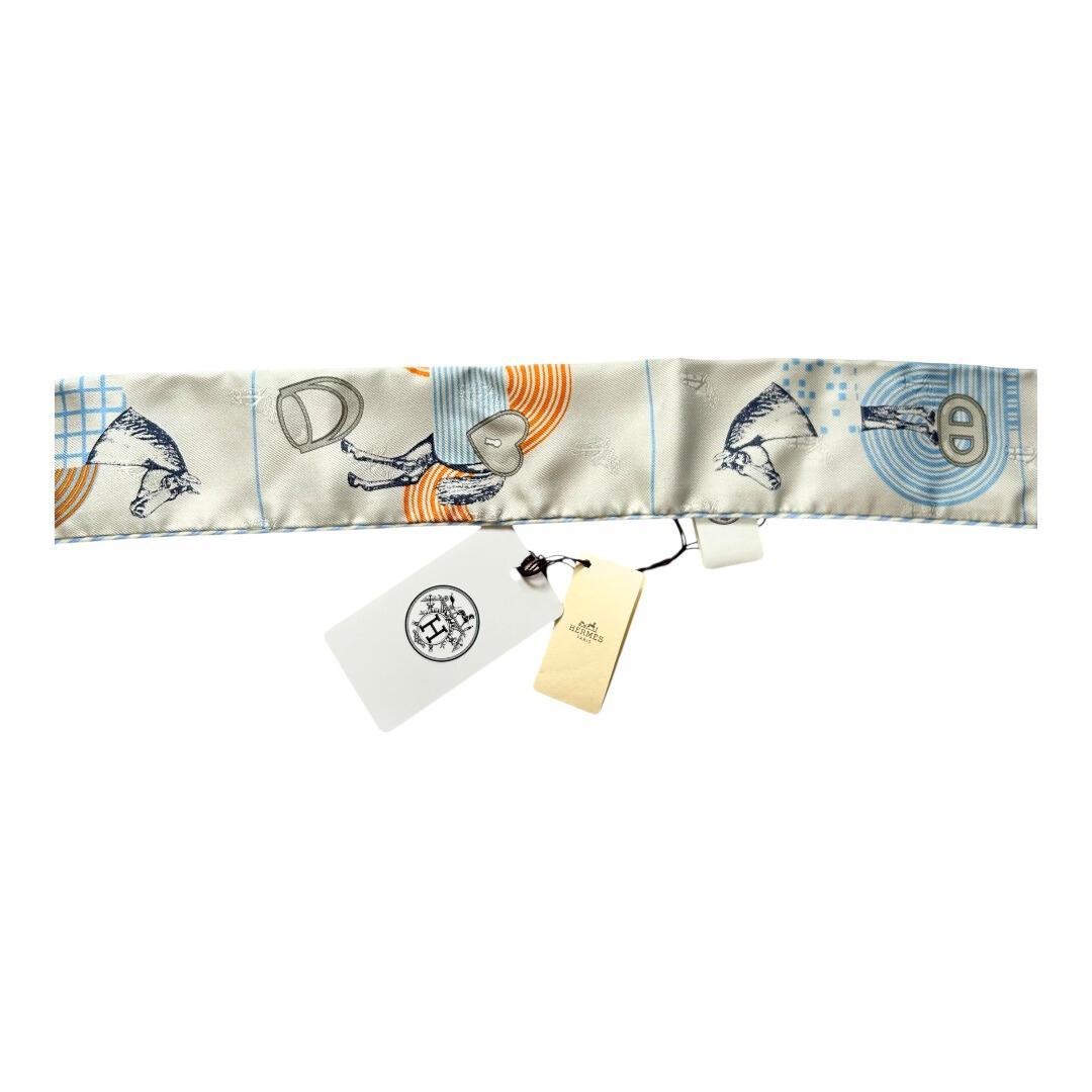 【新品】HERMES エルメス ツイリー ガルド・ローブ・ポップ シルバー