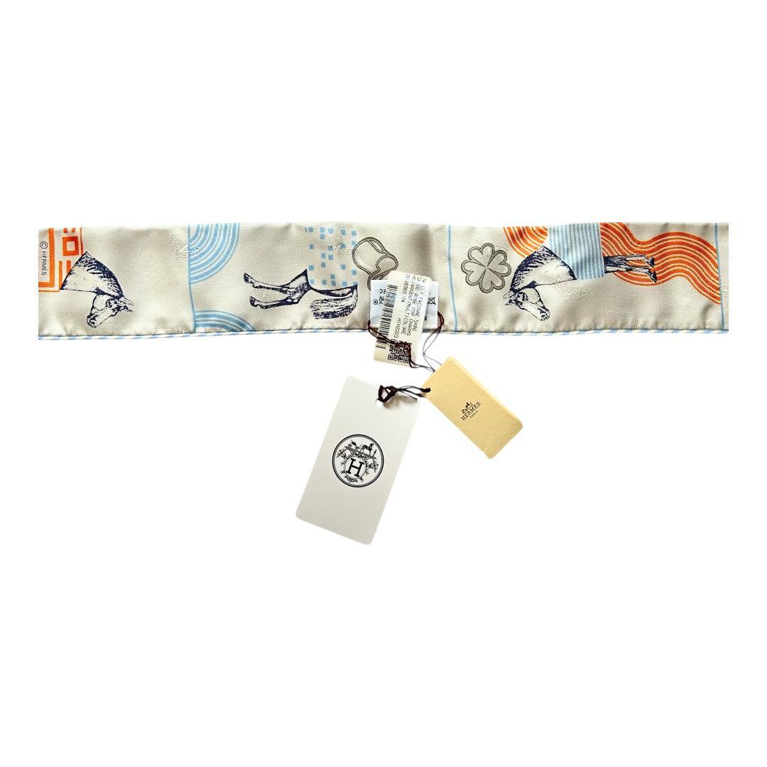 【新品】HERMES エルメス ツイリー ガルド・ローブ・ポップ シルバー
