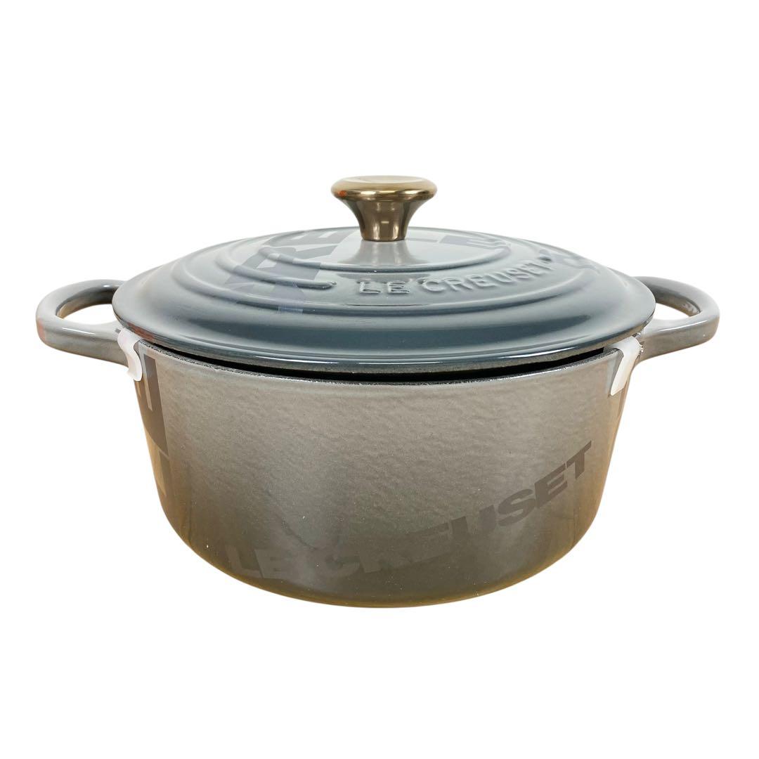 【新品】LE CREUSET ル・クルーゼ ココットロンド 22cm ビッグロゴ
