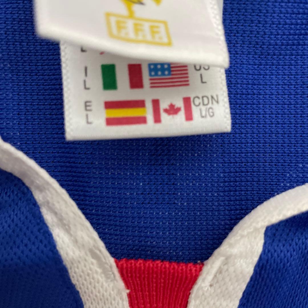 サッカーユニフォーム　フランス代表 デザイー　選手用　サイズL