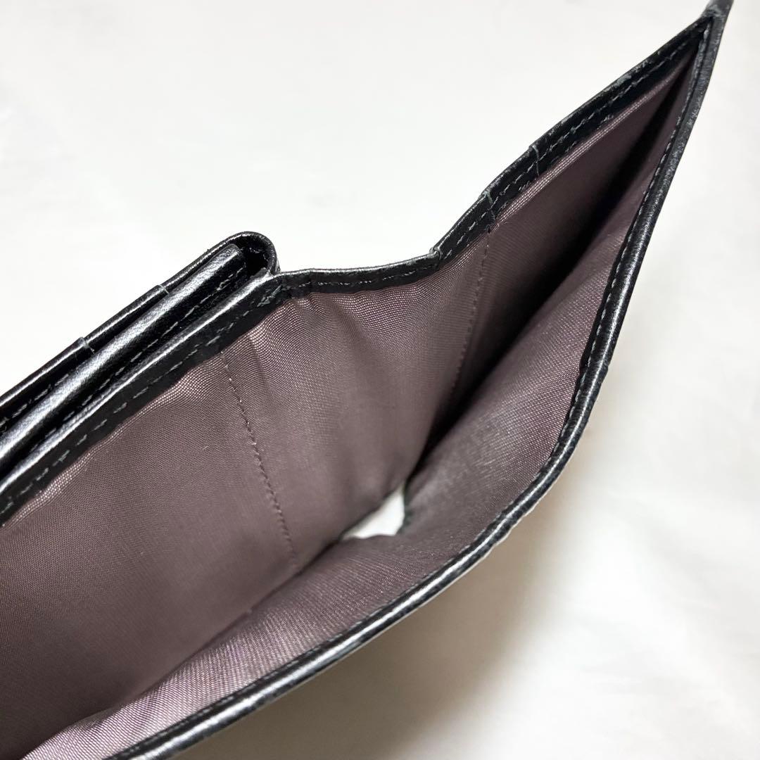 【美品】　ヒロコハヤシ　MALVA マルバ　薄型二つ折り財布　完売品　近年モデル