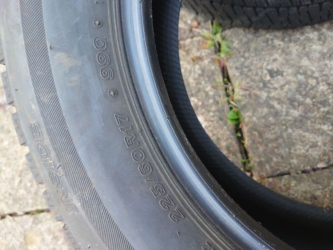 ブリザック VRX2 225/60r17 2021年製 スタッドレス 2本 ②