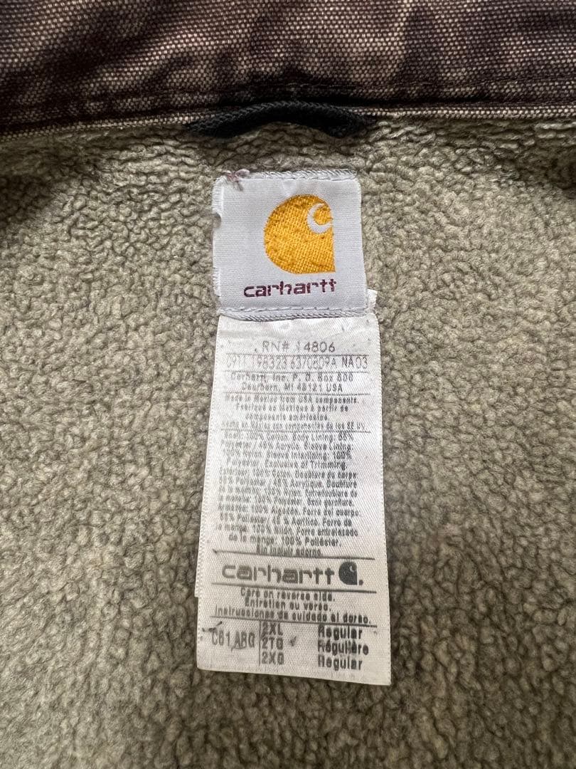 Carhartt オリーブグリーン デトロイトジャケットXL