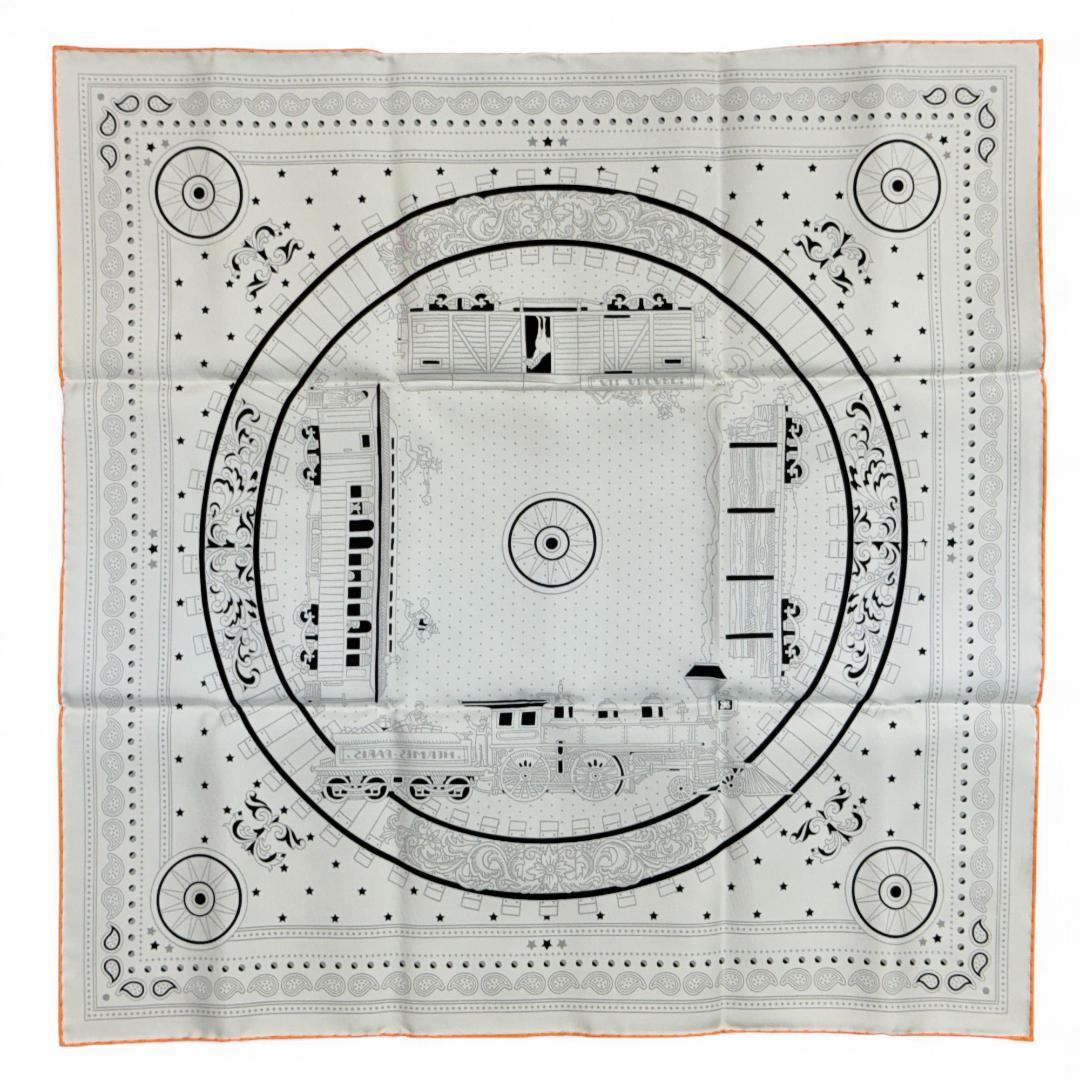 K7592 HERMES エルメス カレ55 オールアボード