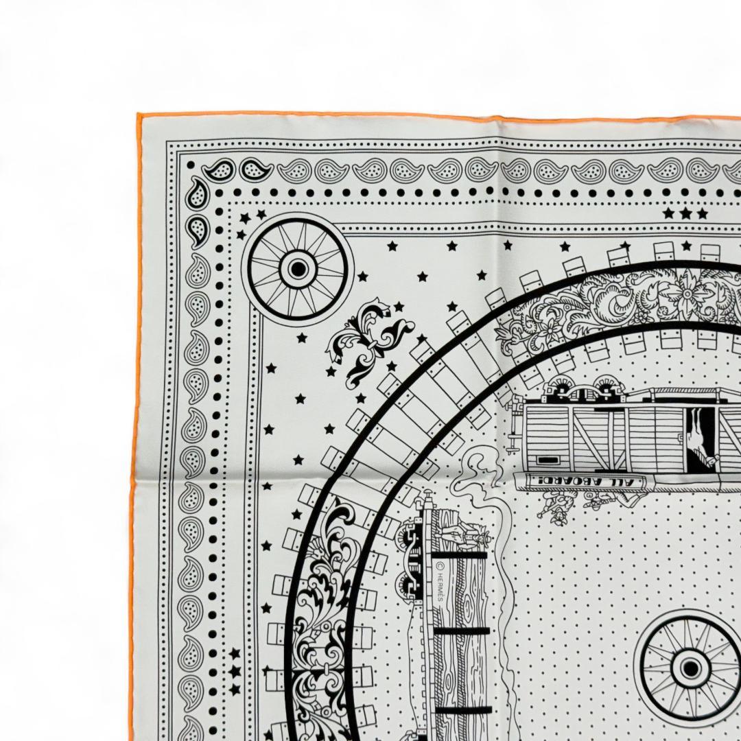 K7592 HERMES エルメス カレ55 オールアボード
