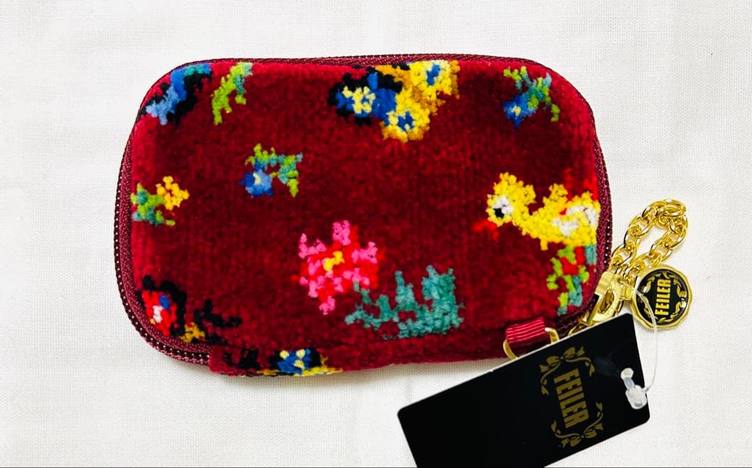 フェイラー FEILER ハイジ　キーポーチ　赤