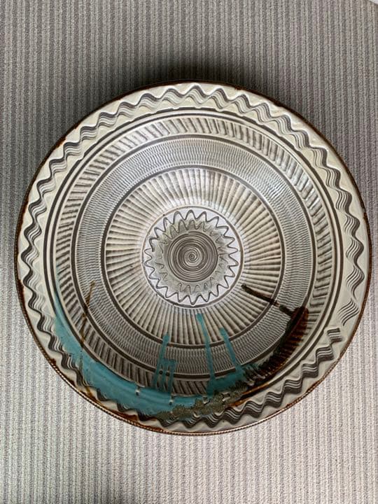 小鹿田焼      径50センチ  特大皿