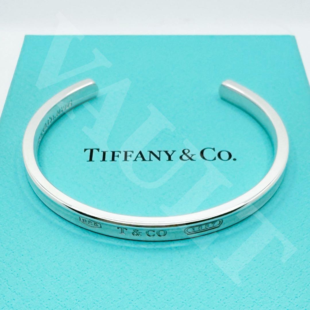 TIFFANY&Co. 極美品 1837 ナローバングル Ag925