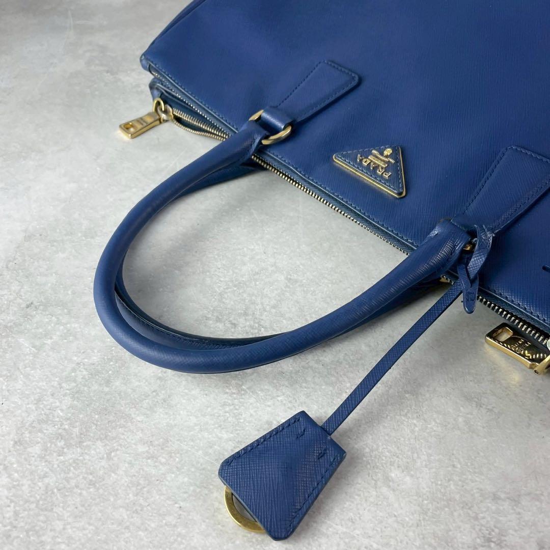 美品 PRADA プラダ ガリレア トートバッグ ショルダーバッグ レザー