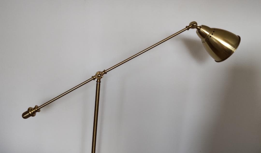 スタンドライトフロアライト イケア BAROMETER間接照明 ゴールド