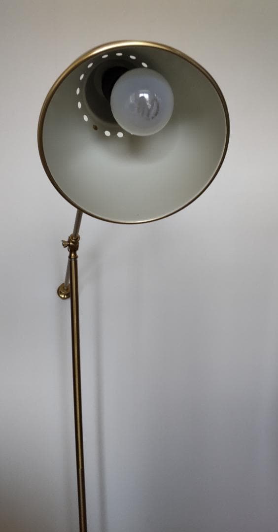 スタンドライトフロアライト イケア BAROMETER間接照明 ゴールド