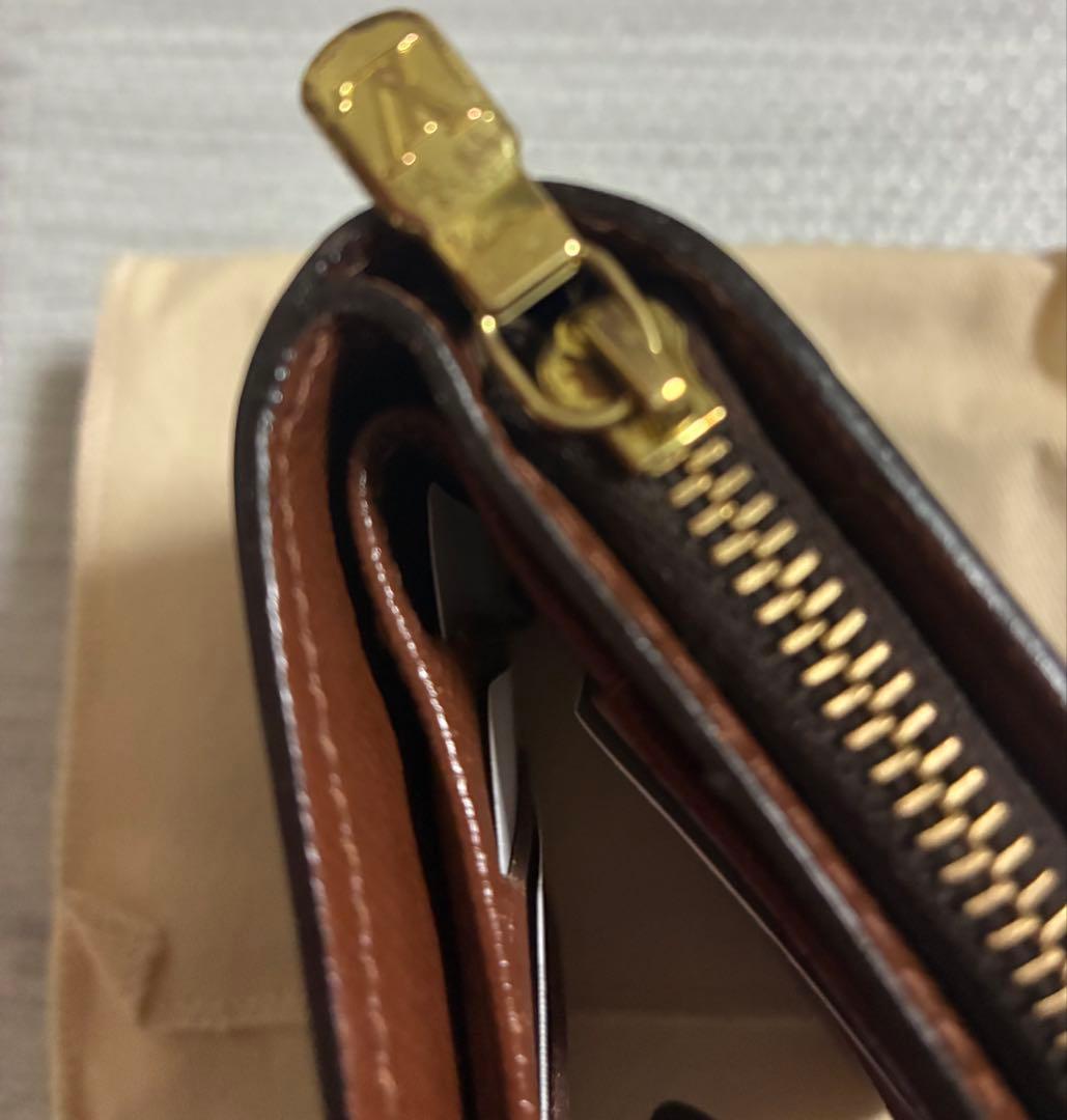 ルイヴィトン　コンパクトジップ　モノグラム　折り財布