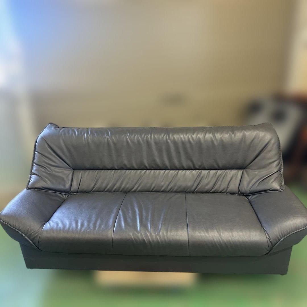 3人掛けソファー　ノーブランド　グレー