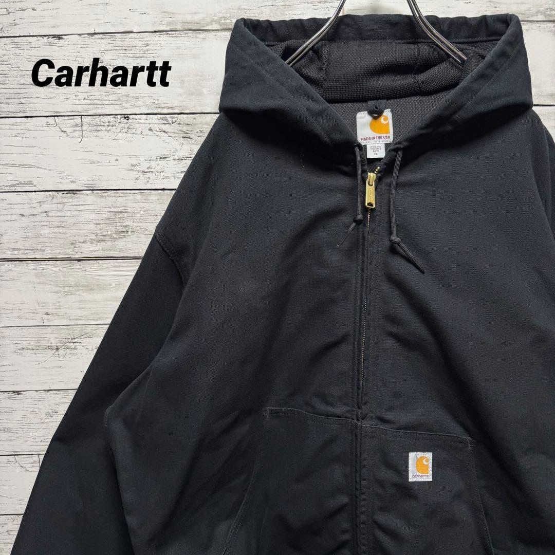 814【北村匠海着用】カーハート　ダック地　布タグ　アクティブジャケット　美品