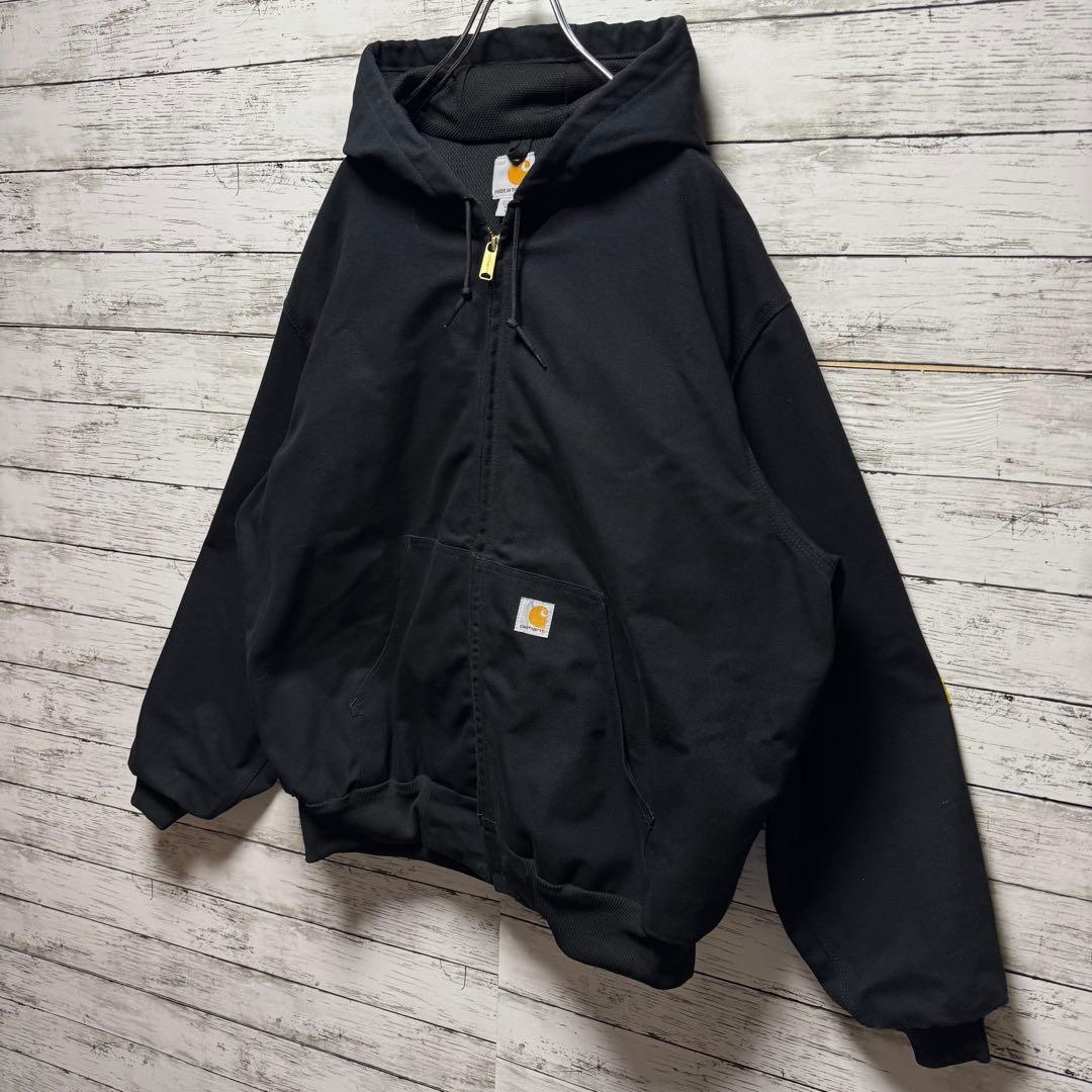 814【北村匠海着用】カーハート　ダック地　布タグ　アクティブジャケット　美品