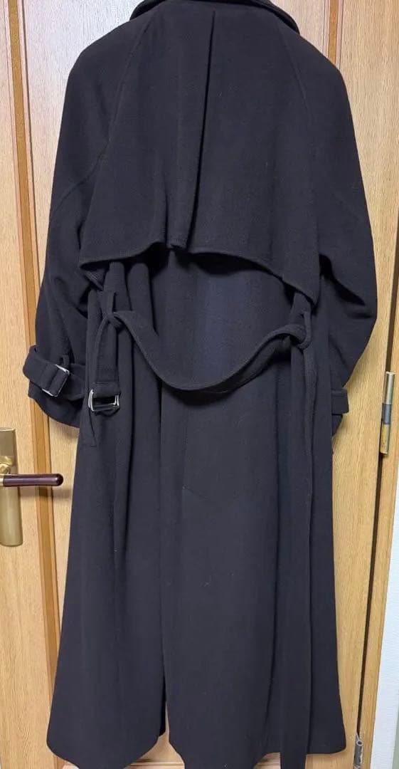 anuans 25AWウールトレンチコート ダークブラウン