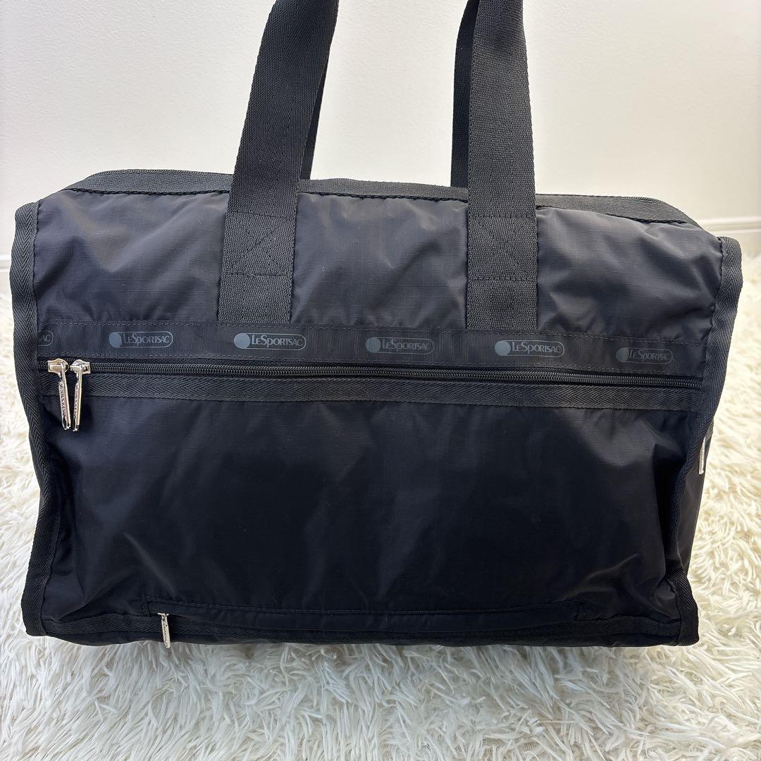 未使用級✨LeSportsac レスポ ボストンバッグ 黒 2way軽量