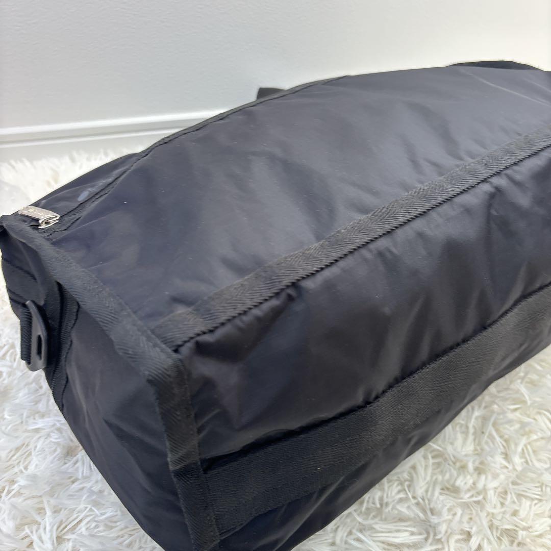 未使用級✨LeSportsac レスポ ボストンバッグ 黒 2way軽量