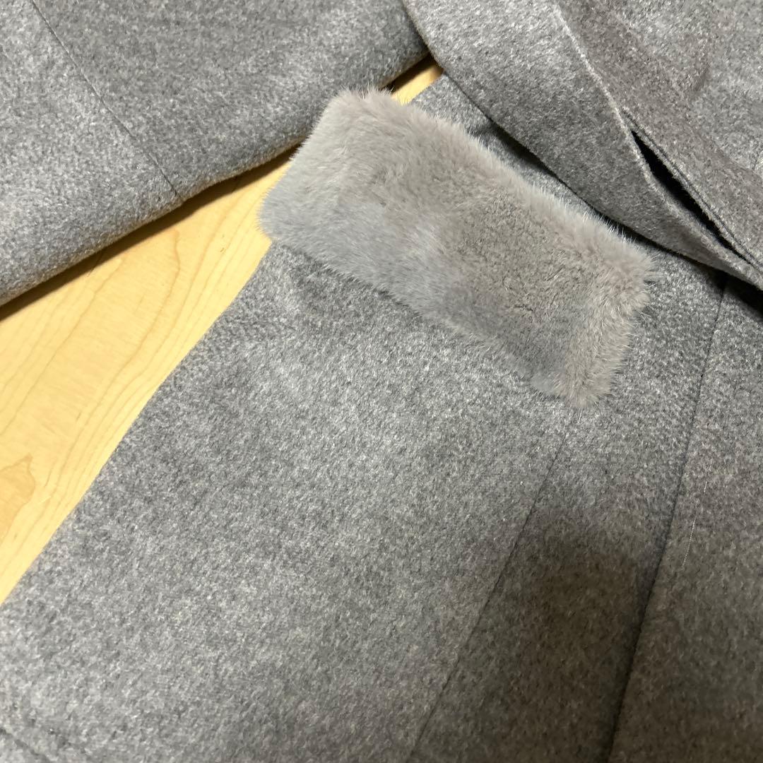 barneys new york バーニーズニューヨーク　ロングコート　ファー