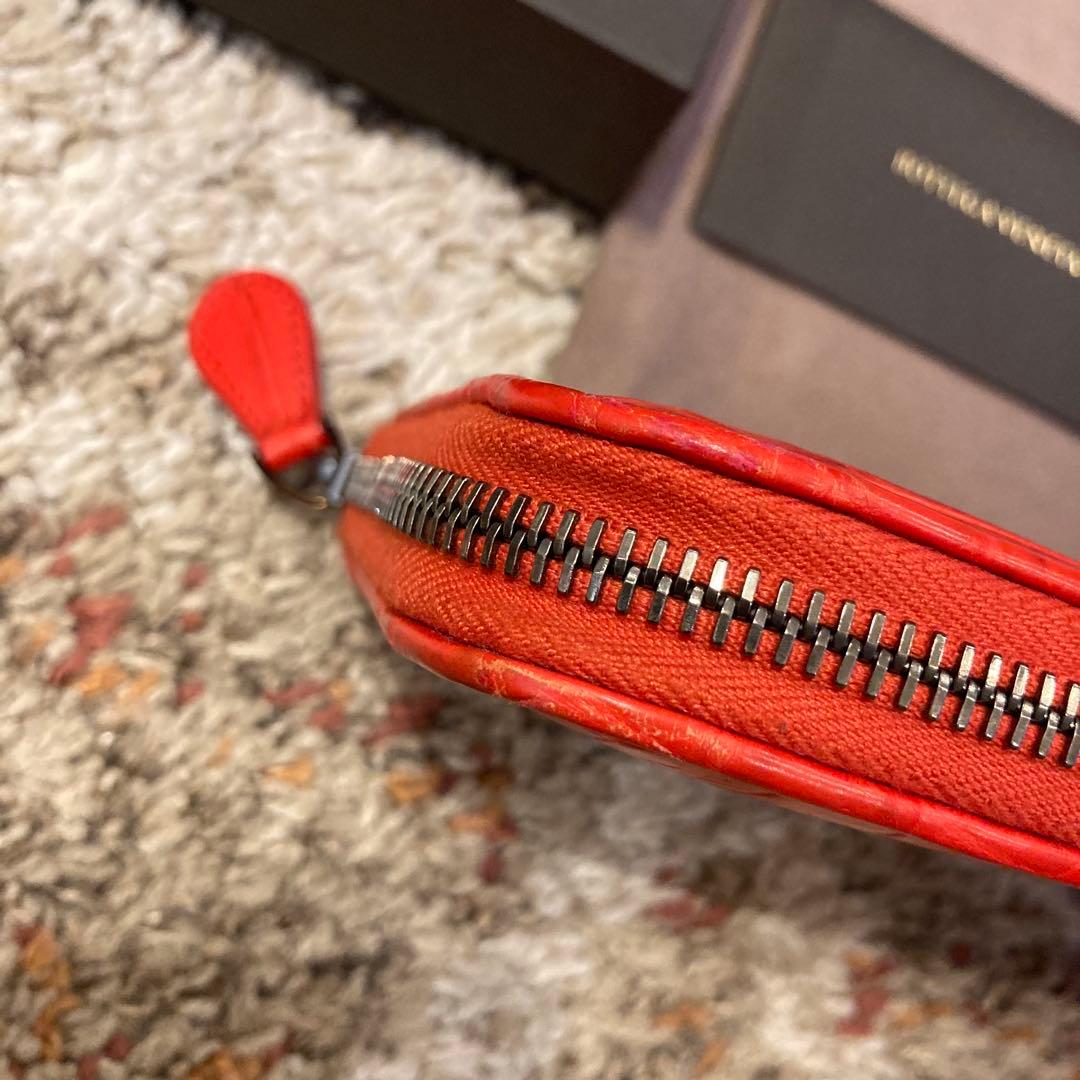 jt様　　　Bottega Veneta レッド 長財布　クロコ