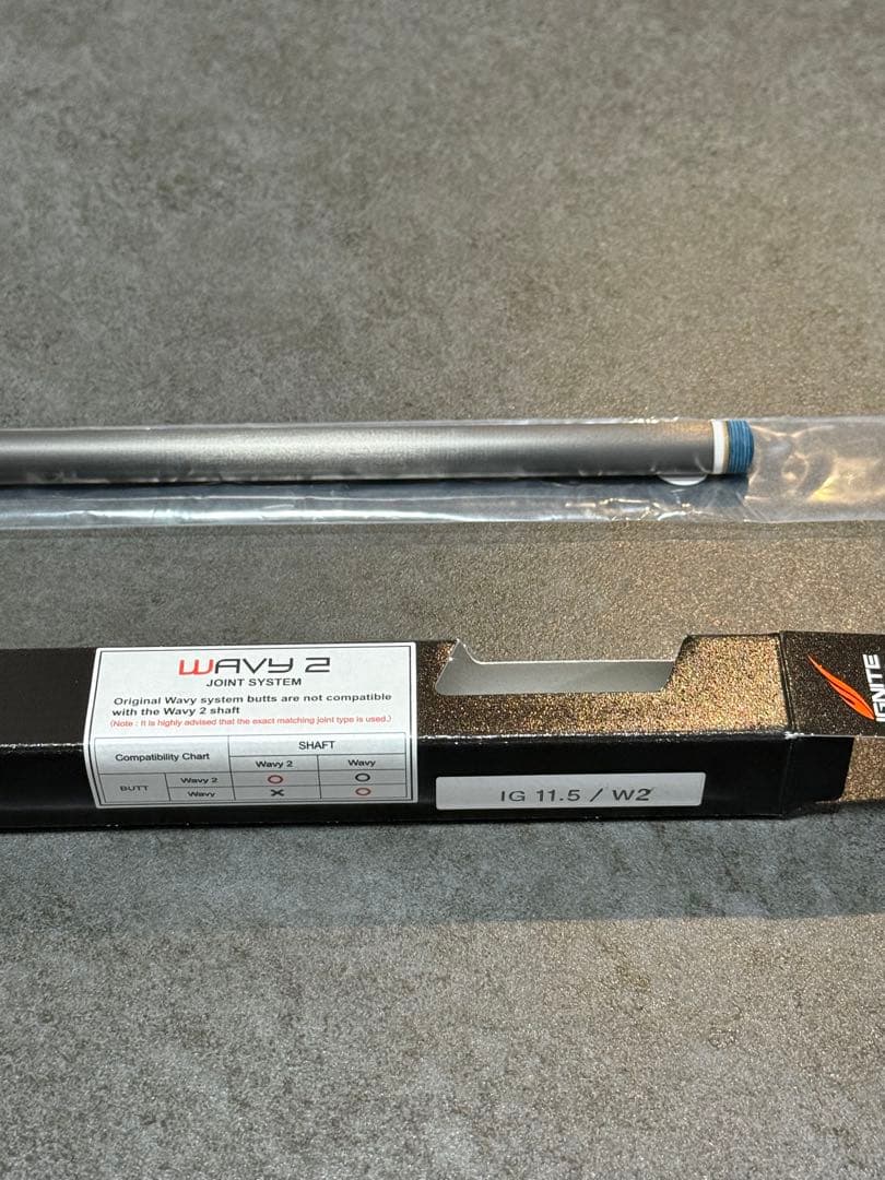 【新品】ビリヤード IGNITE 11.5mm WAVY2 シャフト MEZZ