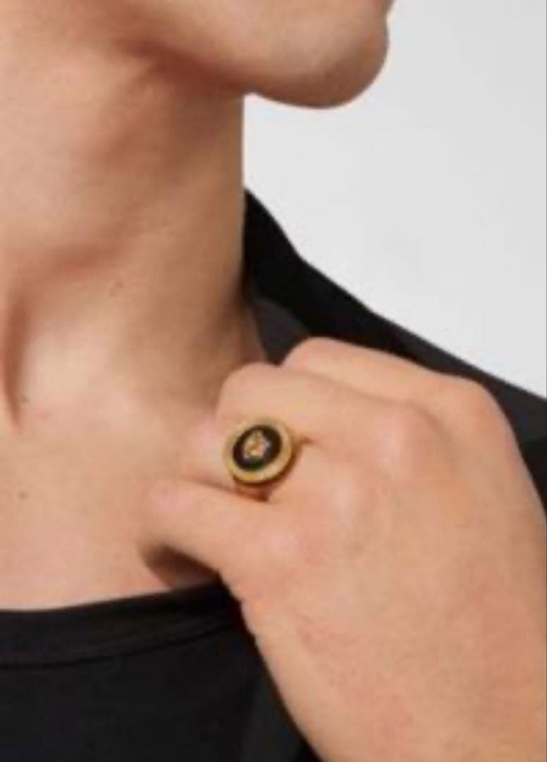 専用❗️箱付♡VERSACE✨ ヴェルサーチ メデューサ ゴールドリング 21号