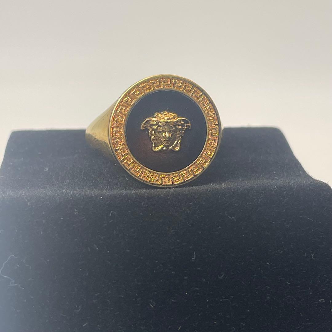 専用❗️箱付♡VERSACE✨ ヴェルサーチ メデューサ ゴールドリング 21号