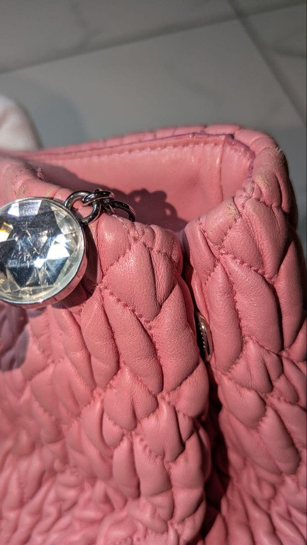 Pen☆chan ナッパ クリスタル ピンク トートバッグ miumiu
