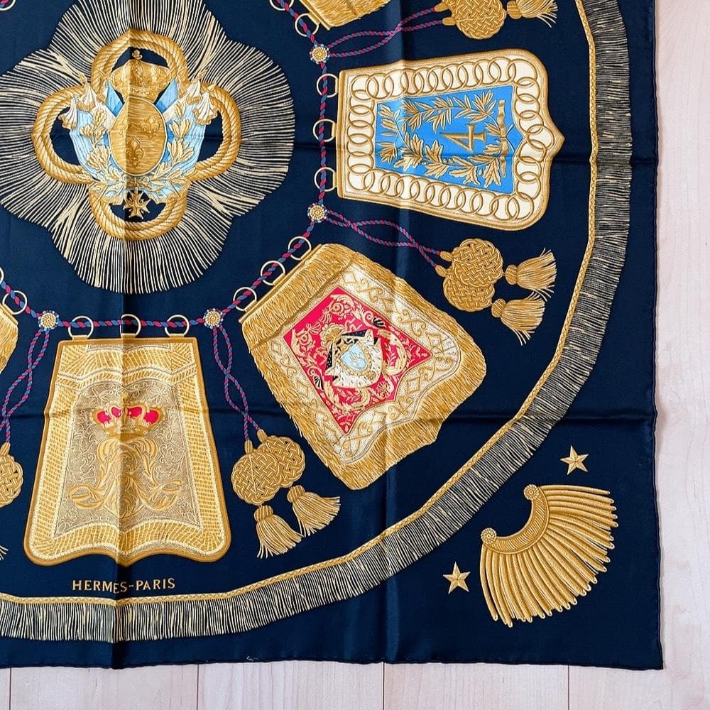 エルメス スカーフ カレ90 Poste et Cavalerie HERMES