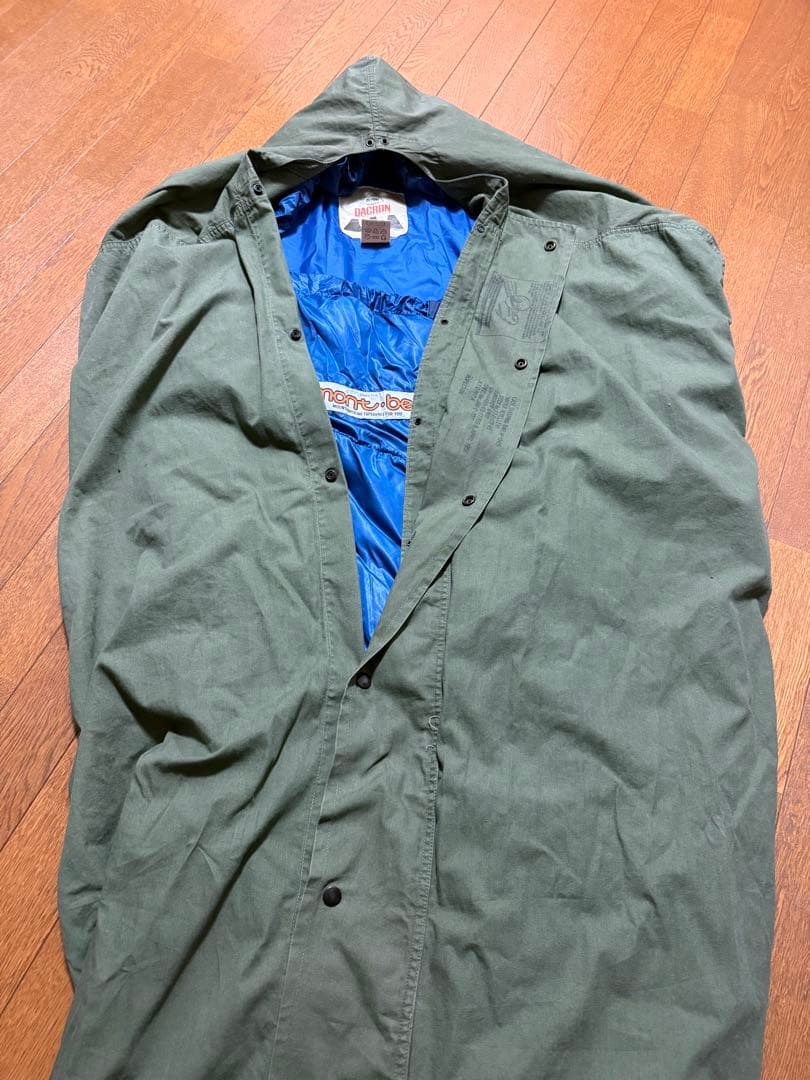 mont-bell 寝袋 & 米軍デッドストック　シェラフカバー