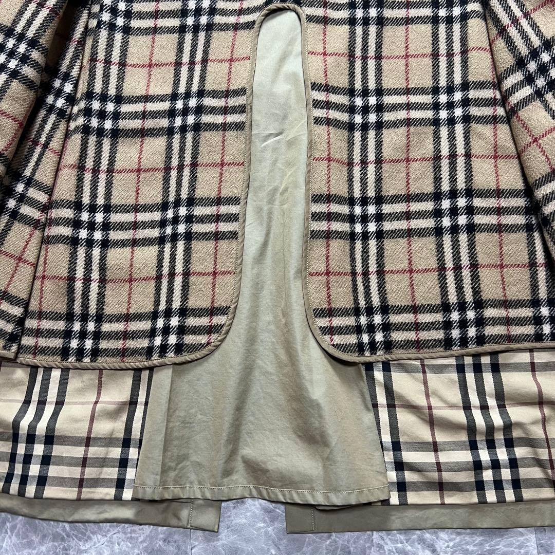 希少　バーバリーロンドン　トレンチコート　カシミヤ　ベルト　ライナー　カーキ