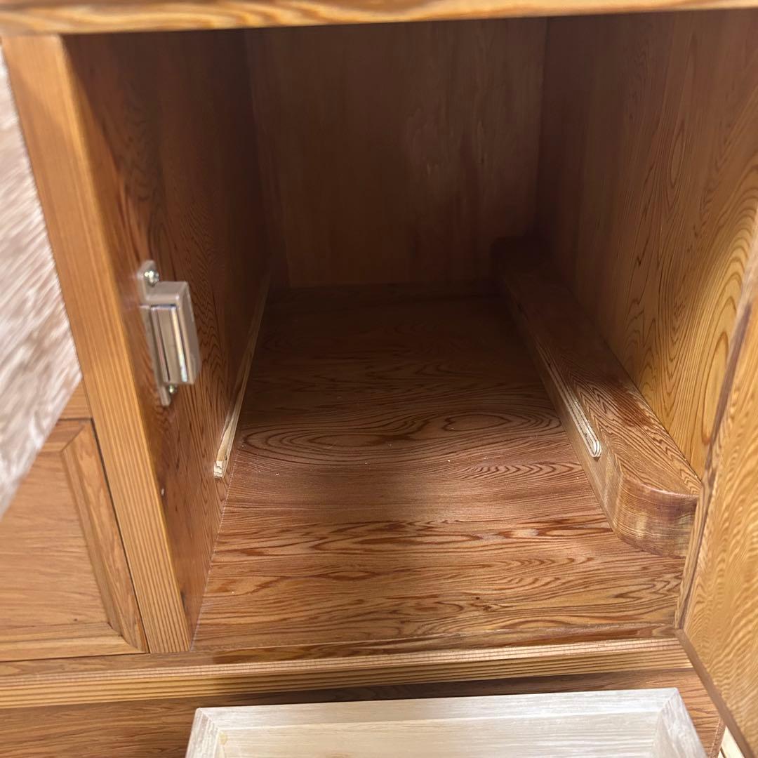 屋久杉　化粧台　希少　ミエミラー　鹿児島屋久杉　ドレッサー　世界遺産　箪笥レトロ