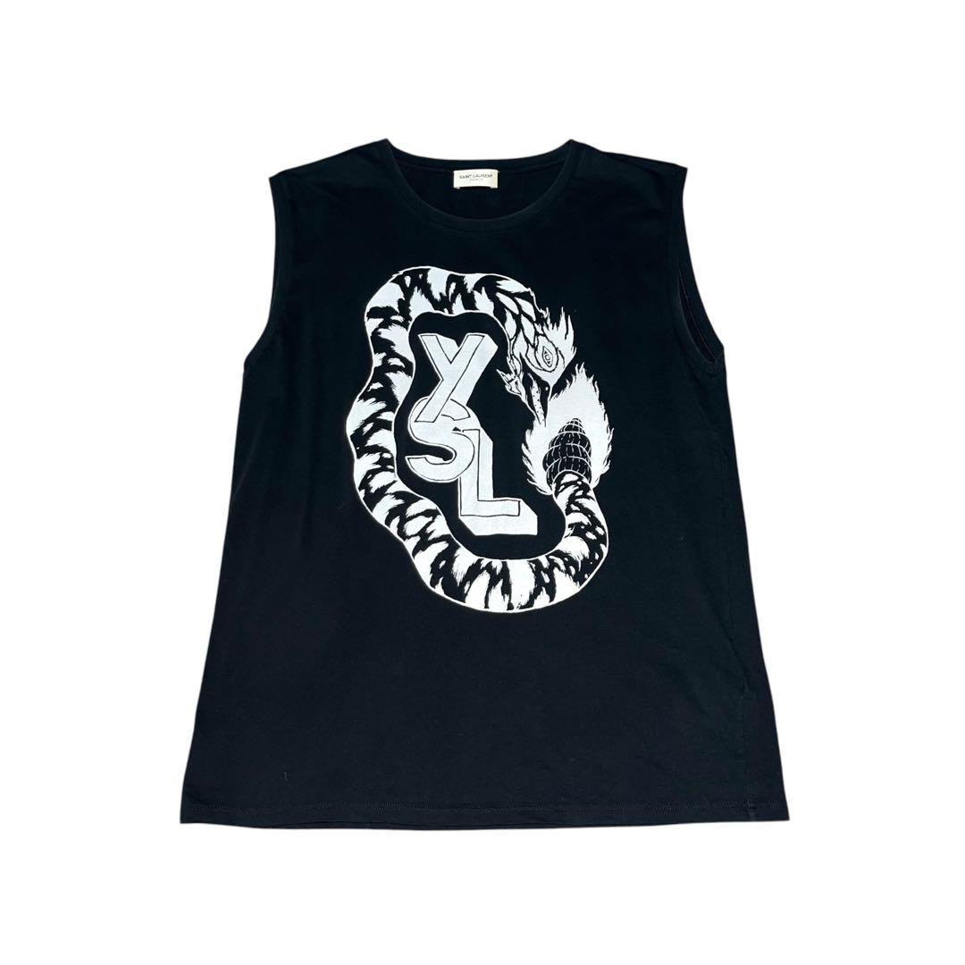 トップス 2012 SAINT LAURENT PARIS Snake tank top