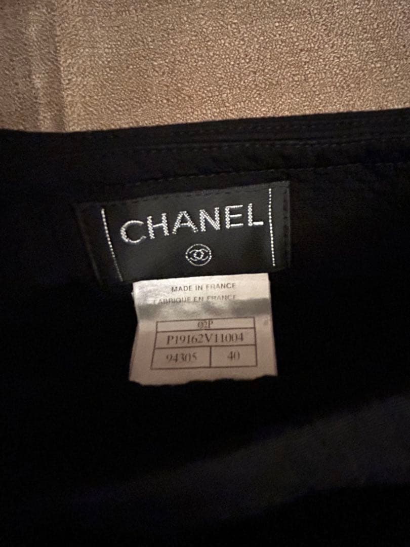 CHANEL ブラック タイトスカート