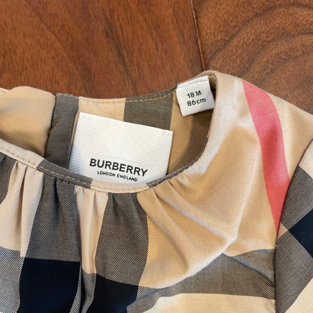 美品　BURBERRY 18M 86cm ワンピース