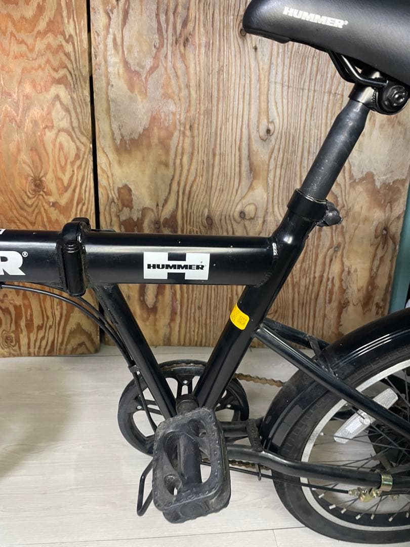 HUMMER 折りたたみ自転車 ブラック