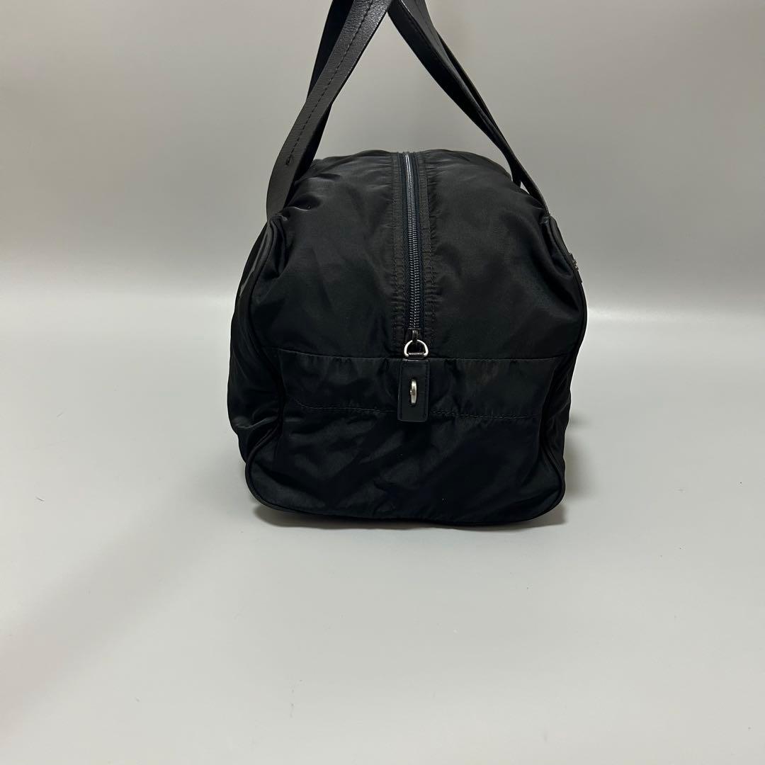 PRADA プラダ 三角プレート ボストンバッグ トラベルバッグ 黒色