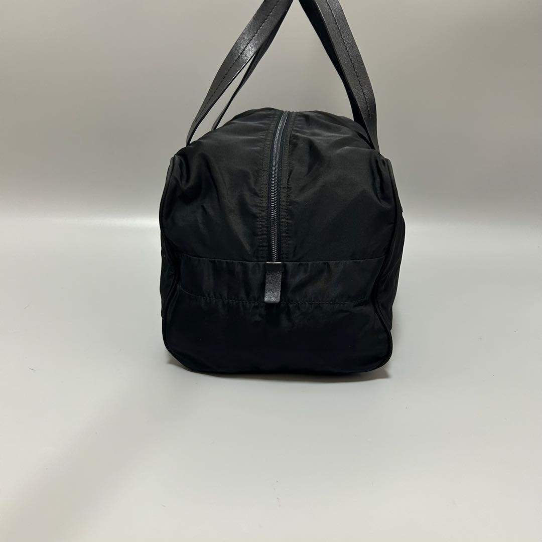 PRADA プラダ 三角プレート ボストンバッグ トラベルバッグ 黒色