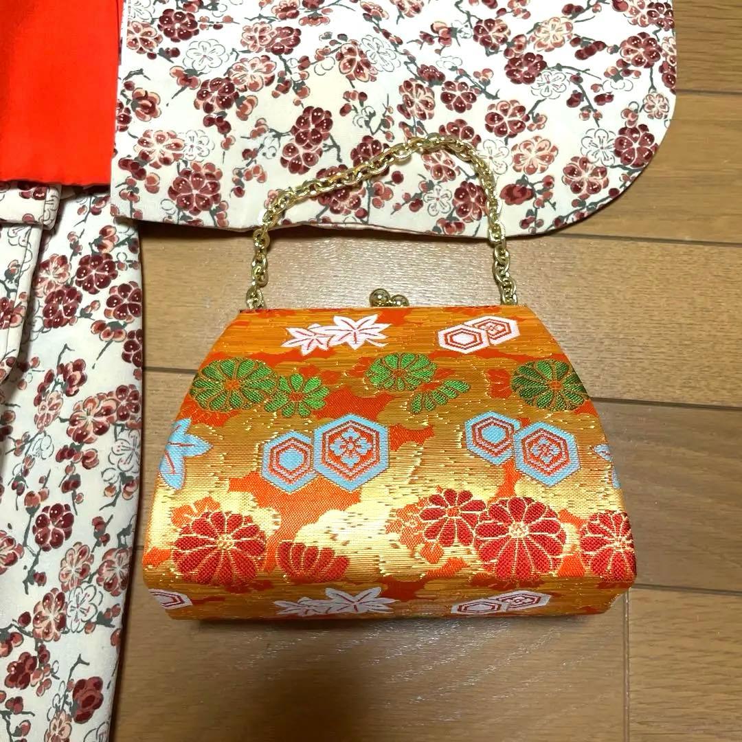 バッグ付き　七五三　5歳女児用　着物