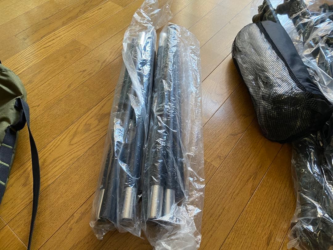 WAQ コット ワイドタイプ　オリーブグリーン 収納バッグ付き