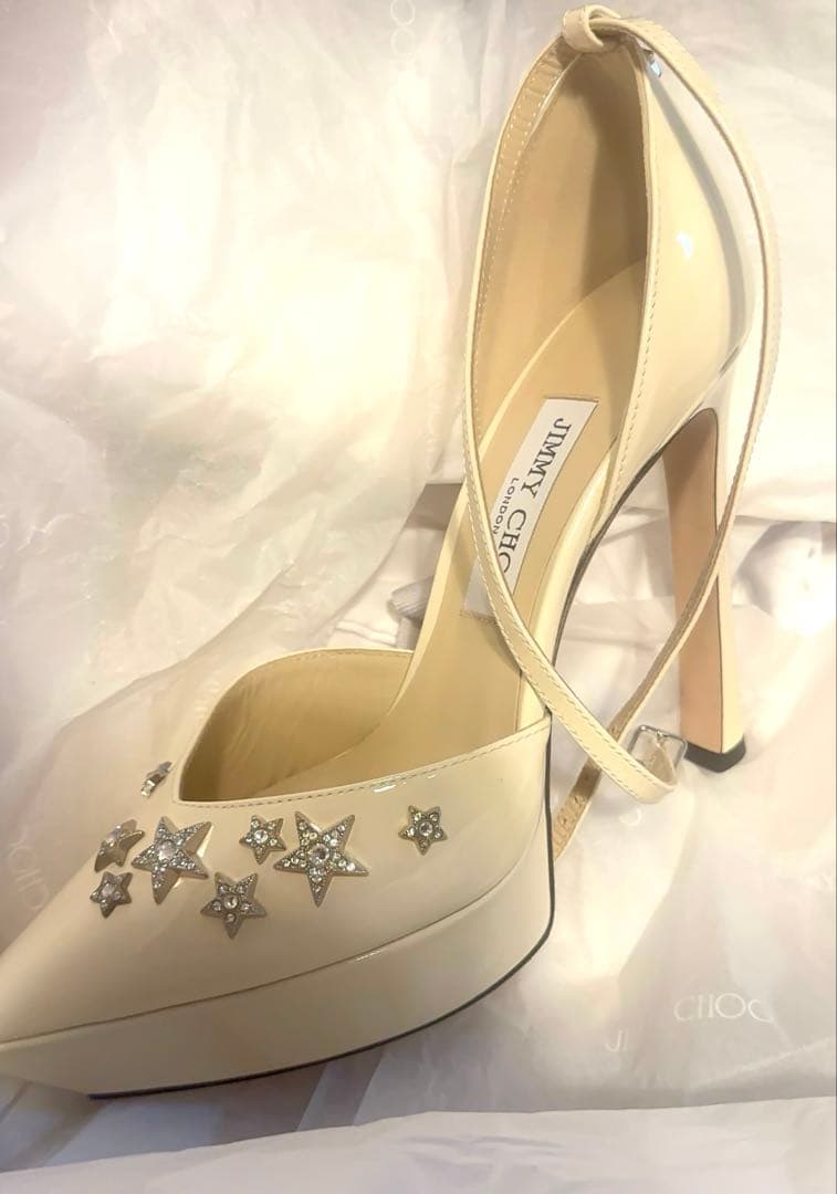 Jimmy Choo パテントレザー D'Orsayパンプス
